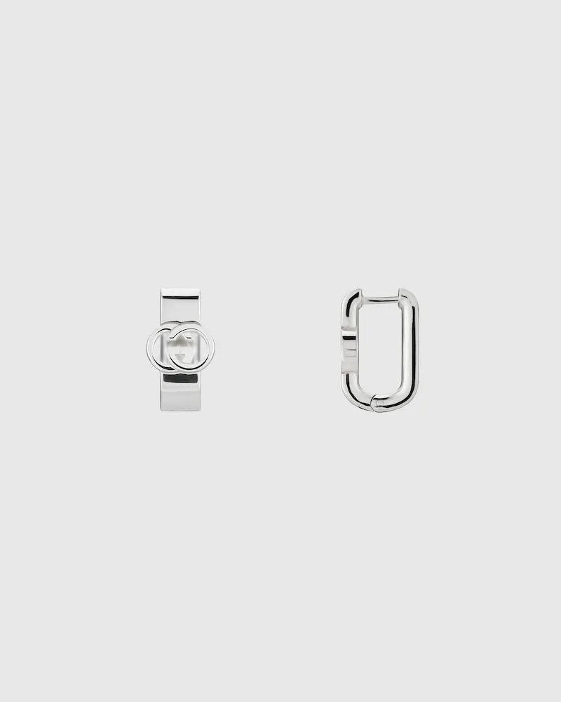 Gucci Interlocking Huggie-Ohrringe Undefined