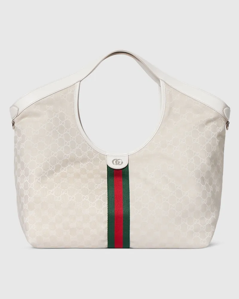 Gucci Großer Giglio Shopper Weiß