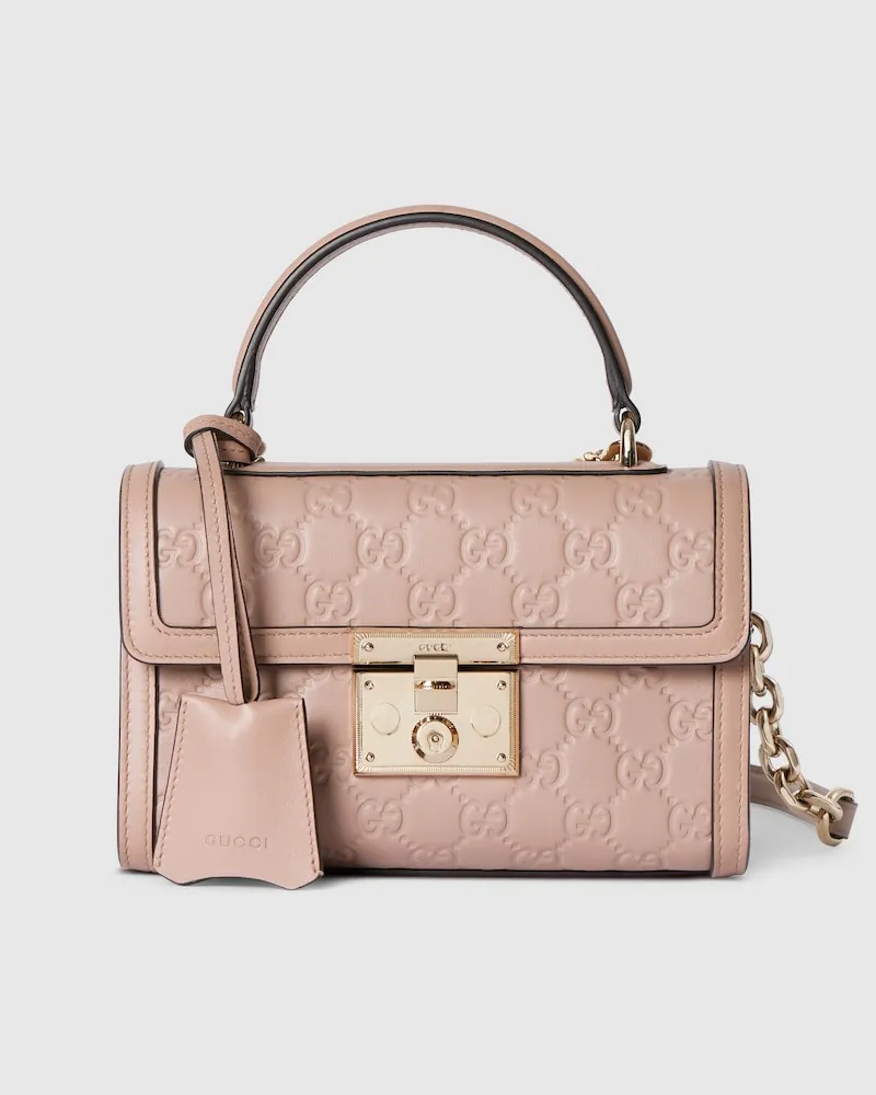 Gucci Kleine Padlock Henkeltasche Beige