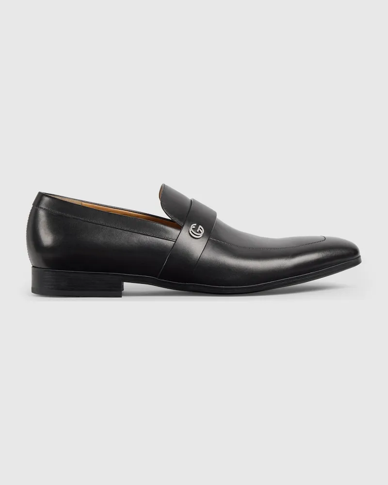 Gucci Herrenloafer mit Doppel G Schwarz