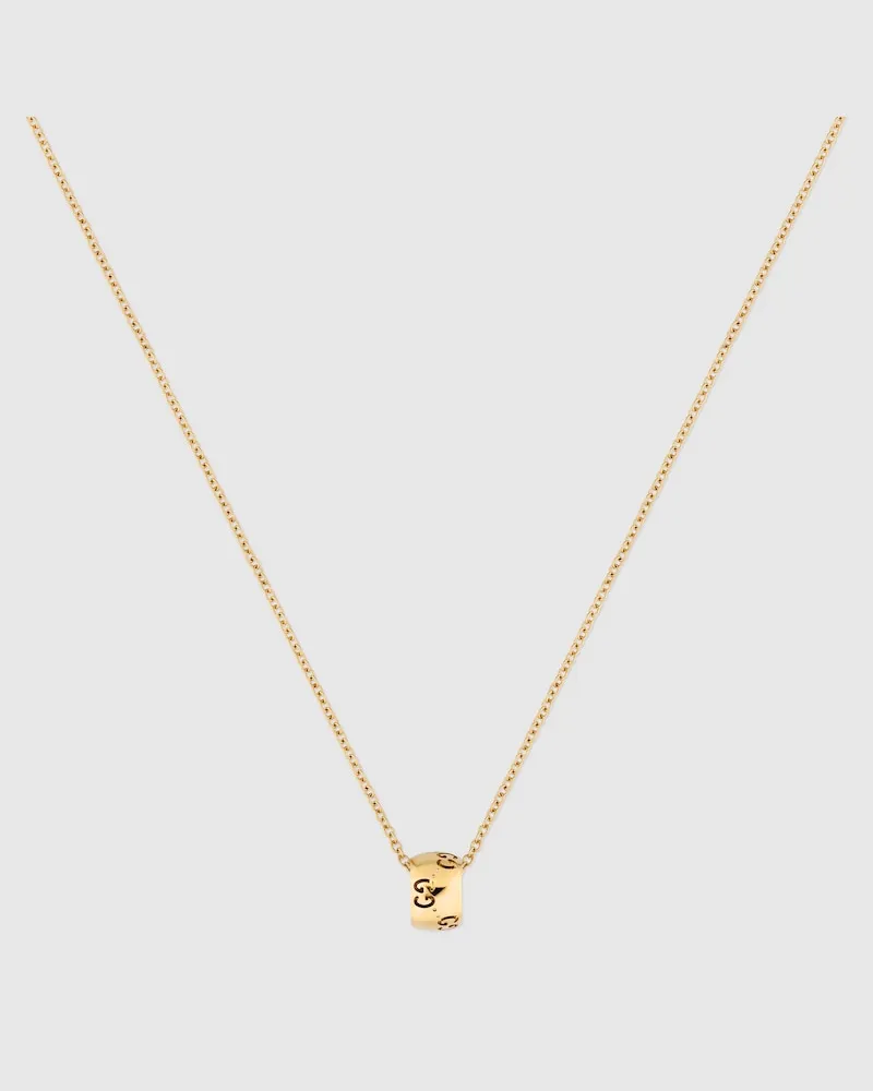 Gucci Icon GG Halskette 18 Karat Gelbgold