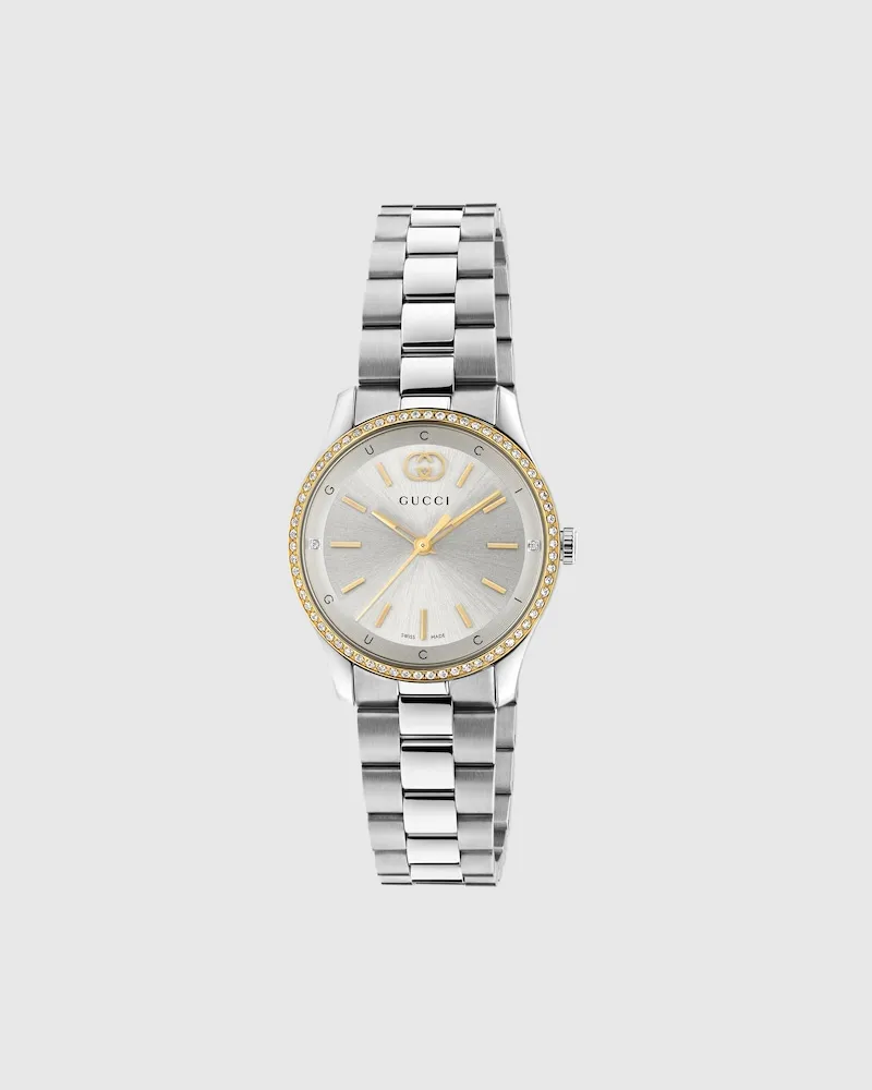 Gucci G-Timeless Uhr, 29 mm Silver