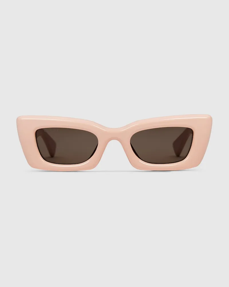 Gucci Sonnenbrille In Katzenaugenform Pink