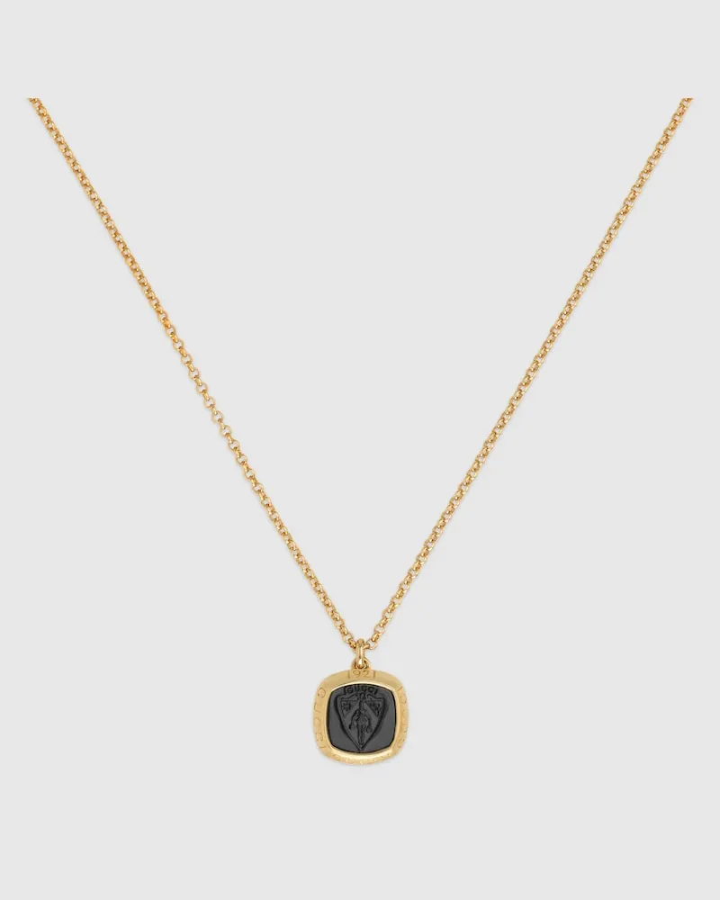 Gucci Crest Halskette Mit Anhänger Undefined