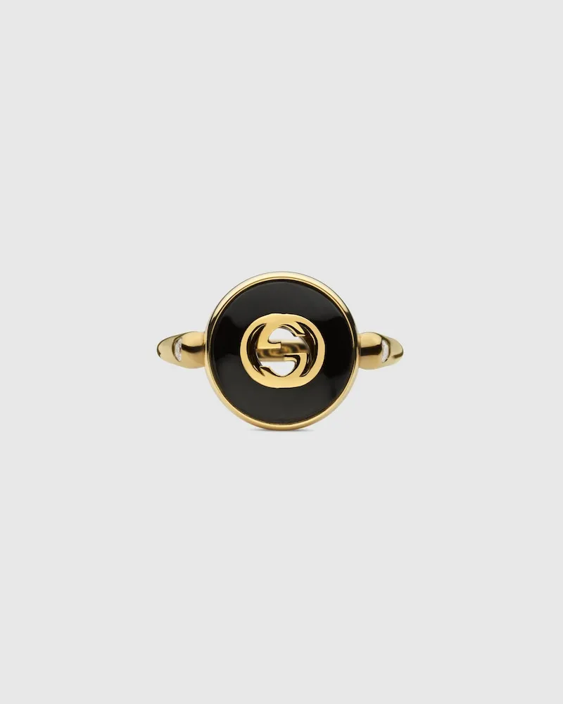 Gucci Interlocking Ring 18 Karat Gold