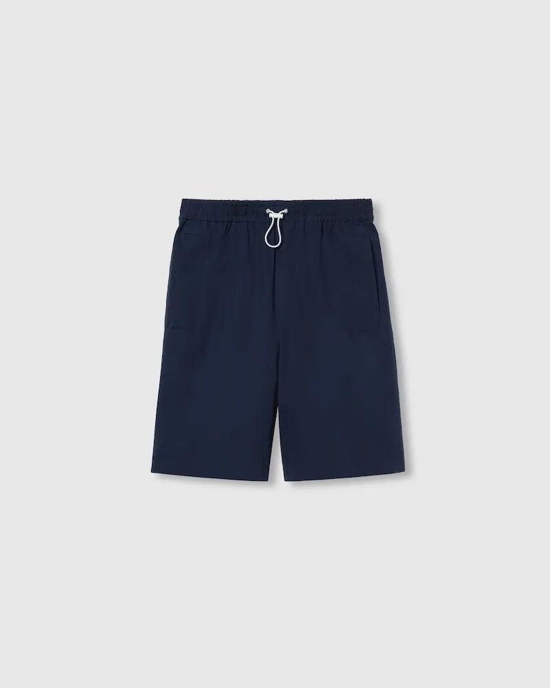 Gucci Shorts aus Baumwollpopeline, Größe Blau