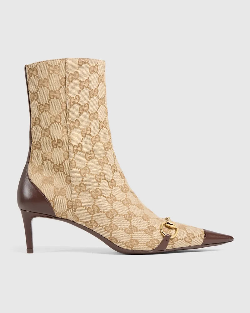 Gucci Donna Damenstiefelette Beige