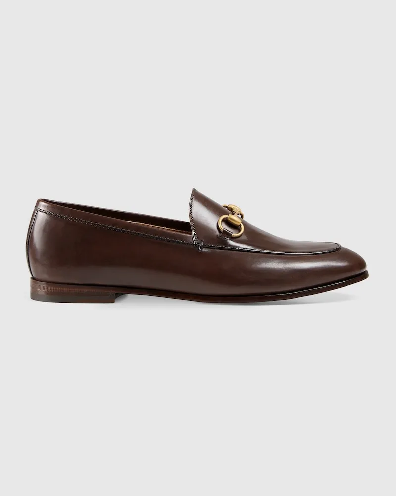 Gucci Jordaan Damenloafer, Größe Braun