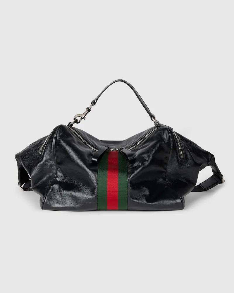 Gucci Small Crossbody Bag With Web Schwarz