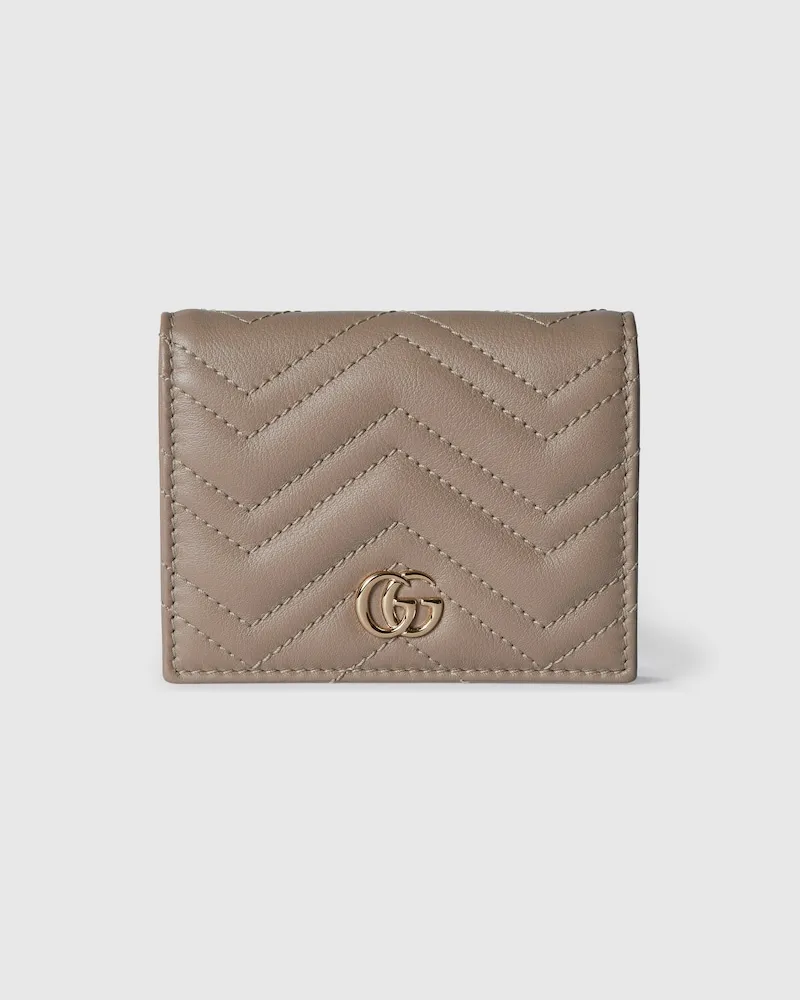 Gucci Kleine GG Marmont Brieftasche Nude