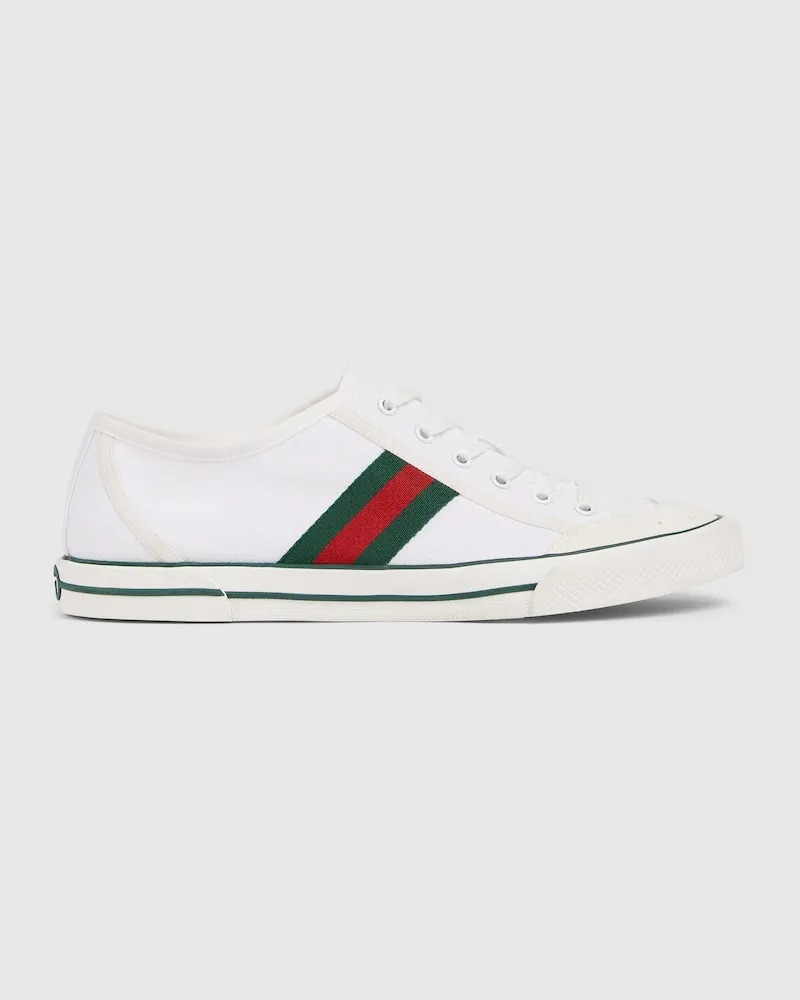 Gucci Tennis 1977 Herrensneaker, Größe Weiß