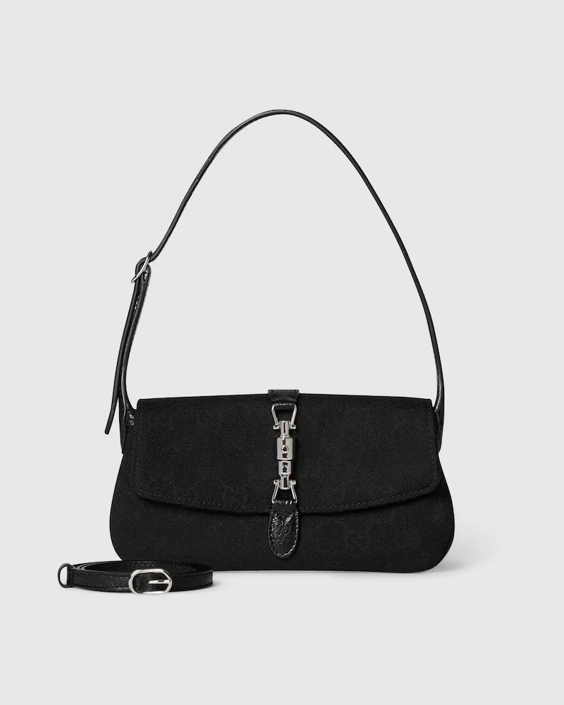 Gucci Kleine Jackie Schultertasche Schwarz