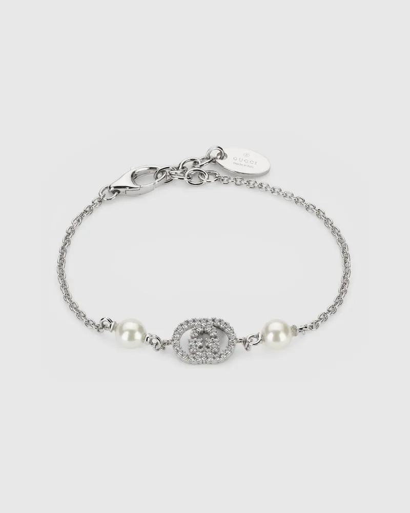 Gucci Armband mit Kristallen Und Perlen Undefined