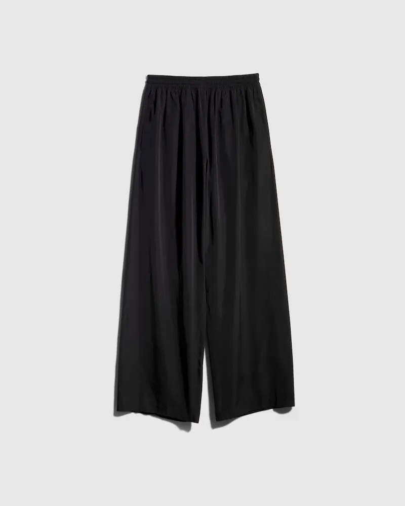 Gucci Hose aus Baumwoll-Acetat-Faille, Größe Schwarz