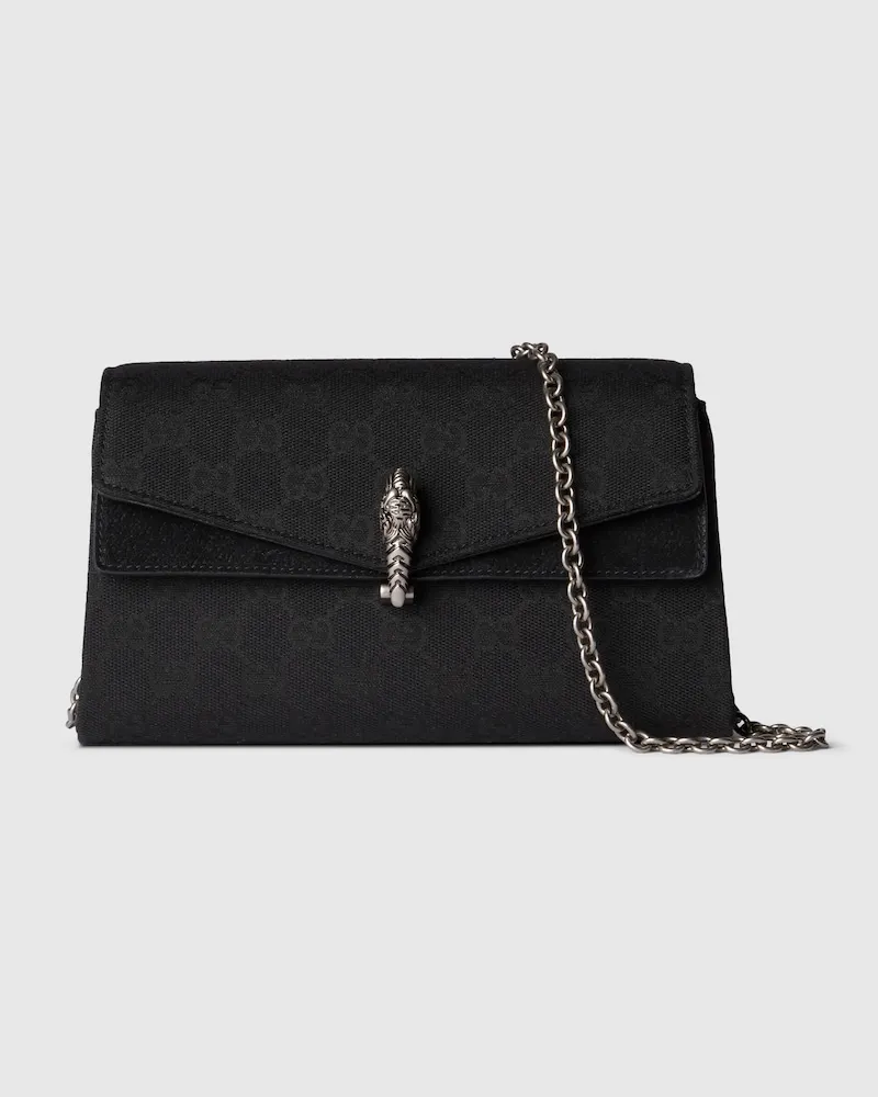 Gucci Kleine Dionysus Schultertasche Schwarz