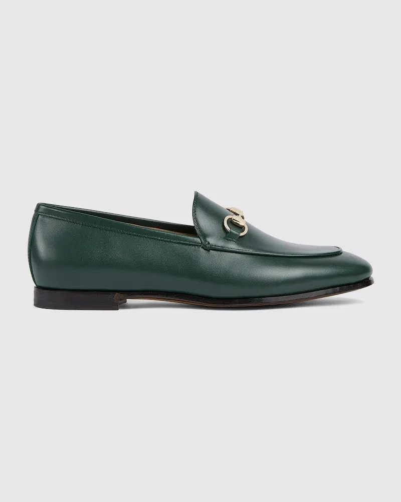 Gucci Jordaan Damenloafer, Größe Grün