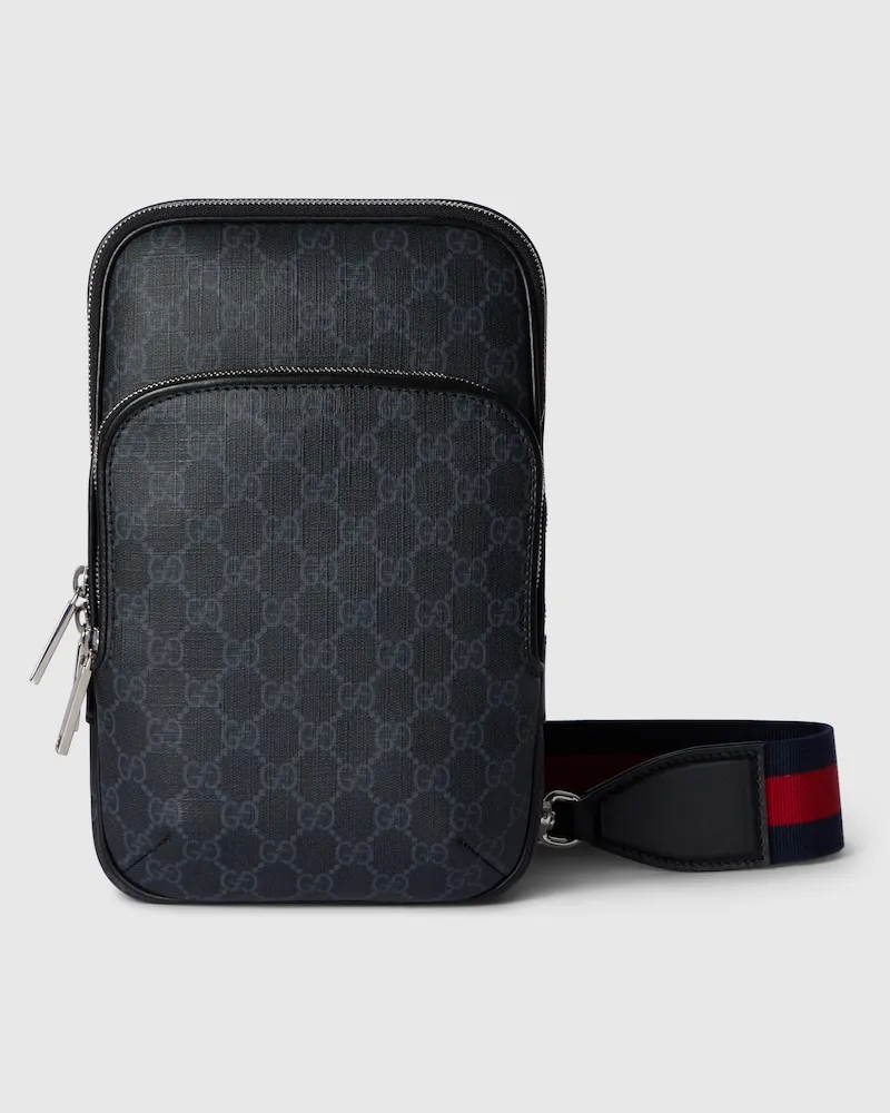 Gucci Kleine GG Black Sling Bag Schwarz