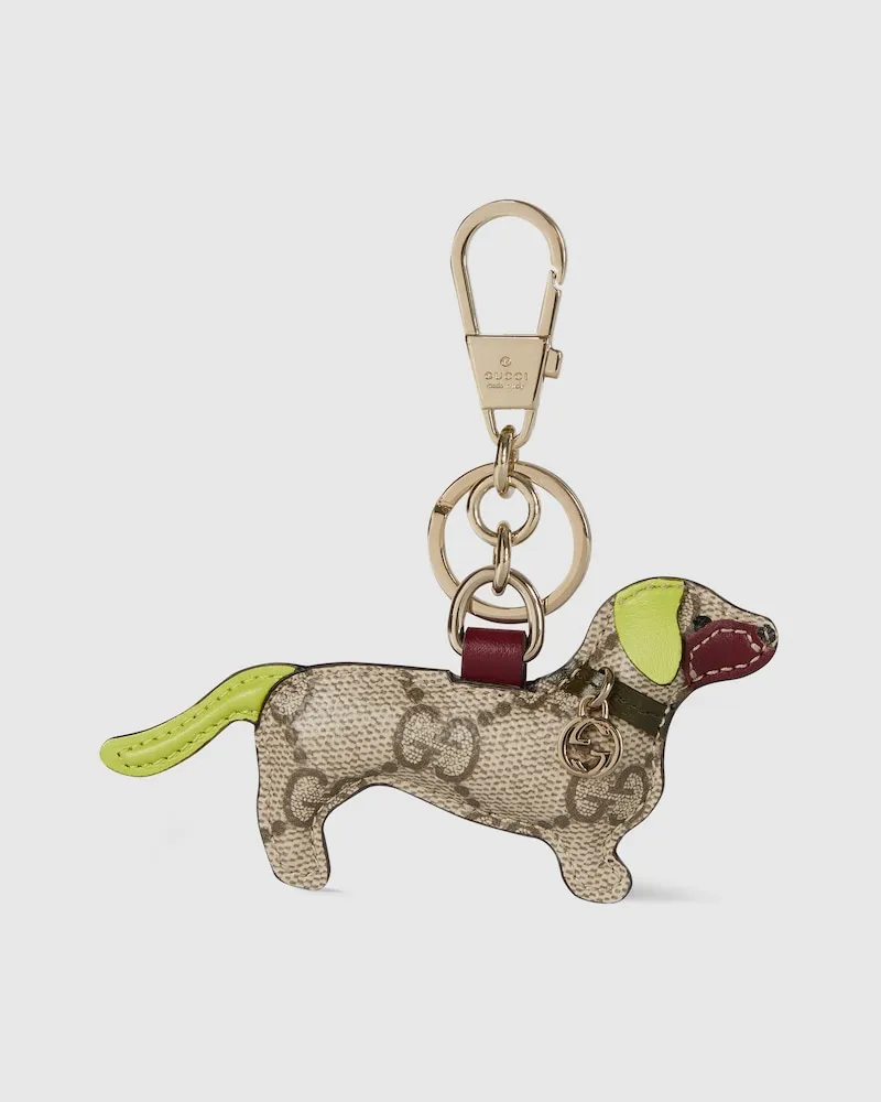 Gucci Taschenanhänger In Hundeform Grün