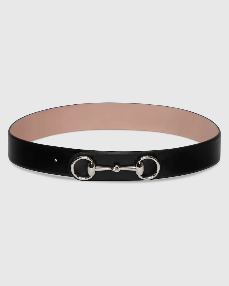 Gucci Horsebit 1955 Gürtel Schwarz