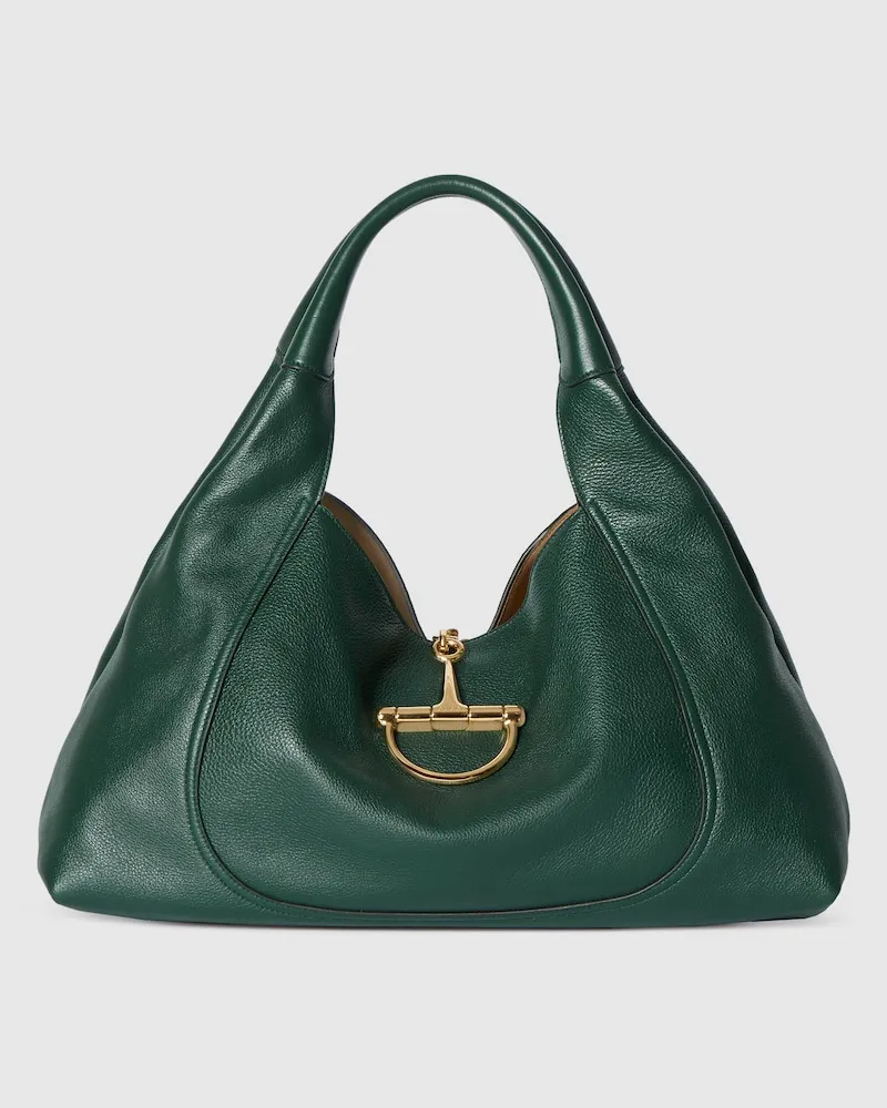 Gucci Softbit Maxi-Schultertasche Grün