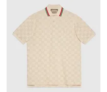 Poloshirt Aus Baumwoll-Piqué Mit GG