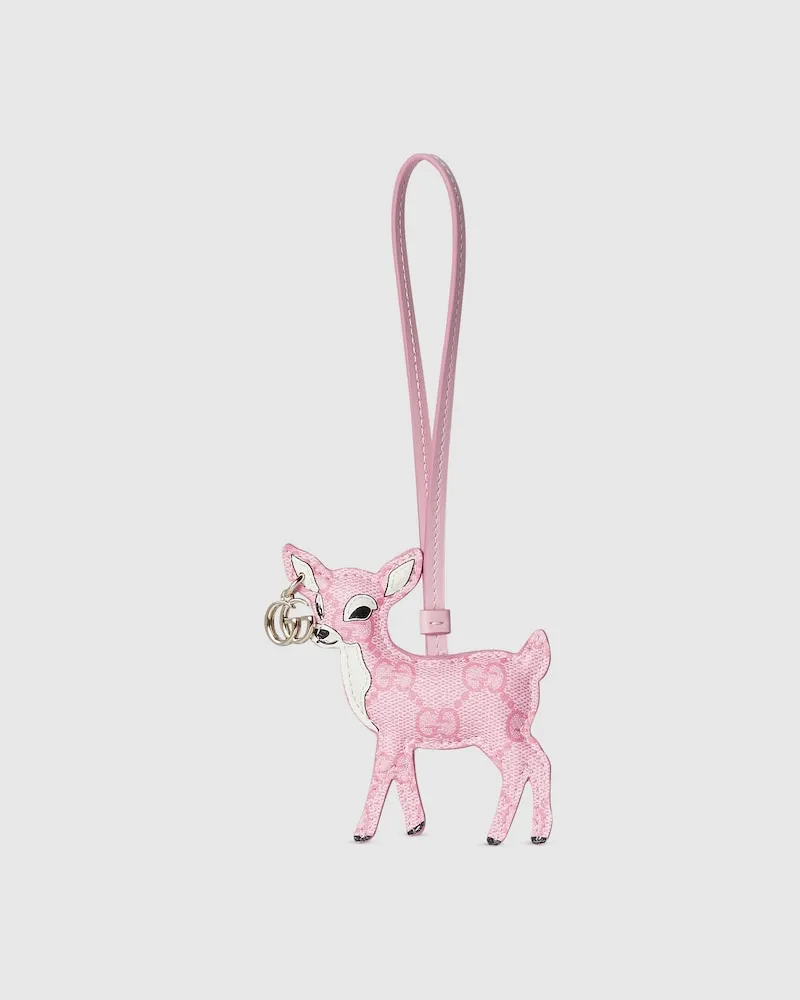 Gucci Bijou De Sac En Forme De Cerf Rose