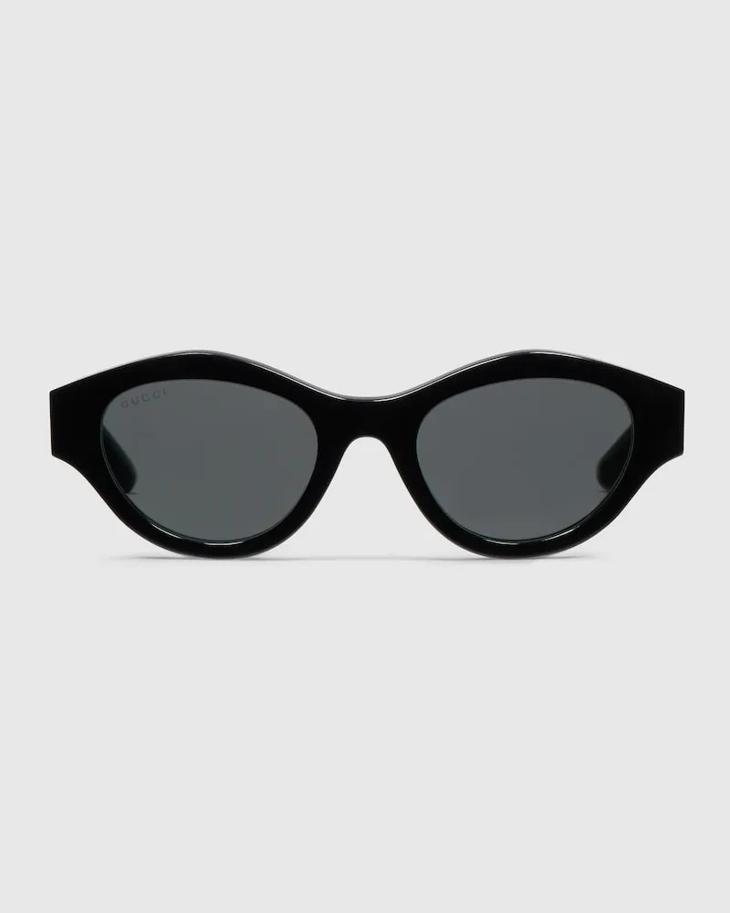 Gucci Sonnenbrille In Katzenaugenform Schwarz