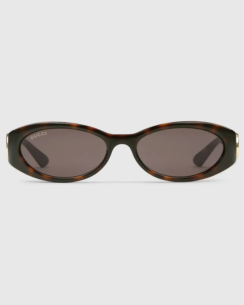 Gucci Sonnenbrille mit Ovalem Rahmen Undefined