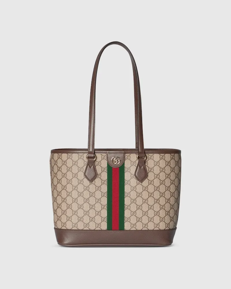 Gucci Mittelgroßer Ophidia Shopper Beige