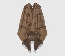 Wendbares Cape aus Kaschmir Mit Jumbo GG