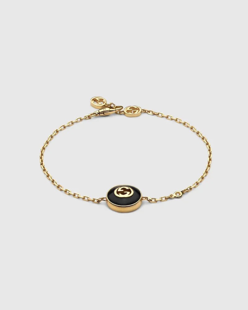 Gucci Interlocking Kettenarmband 18 Karat Gold