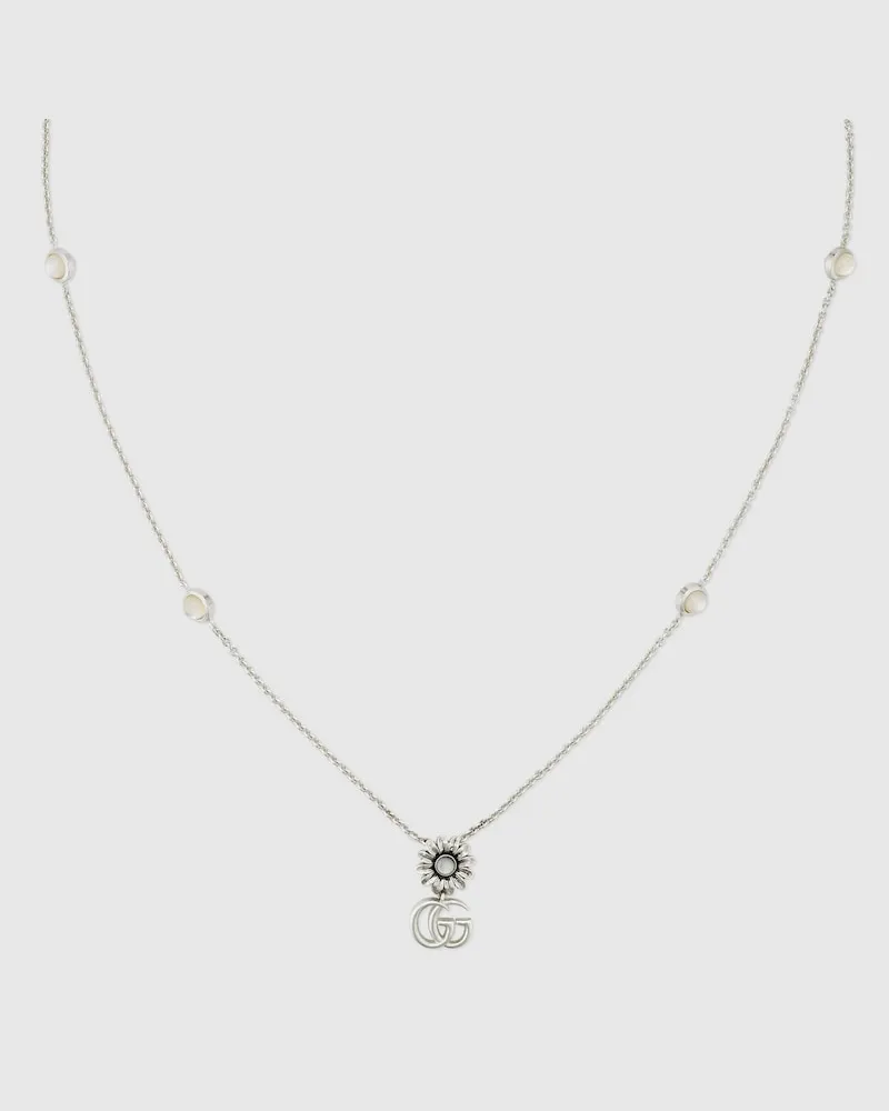Gucci GG Marmont Halskette Mit Perlmuttdetails Undefined