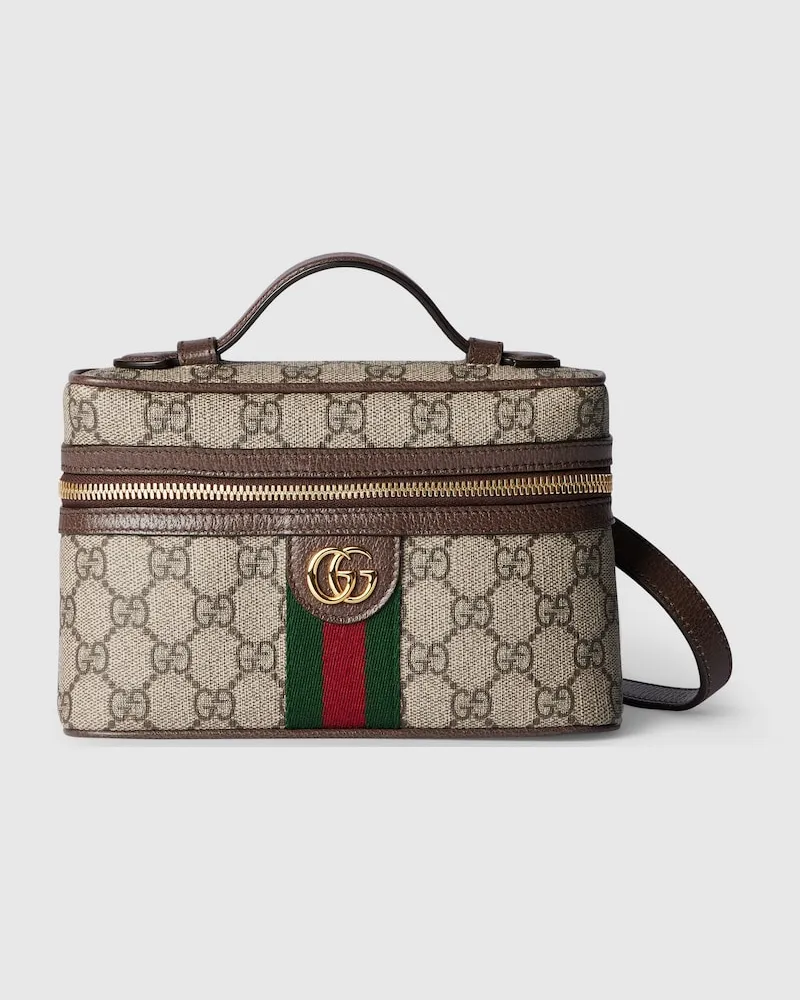 Gucci Kleine Ophidia Kosmetiktasche Beige