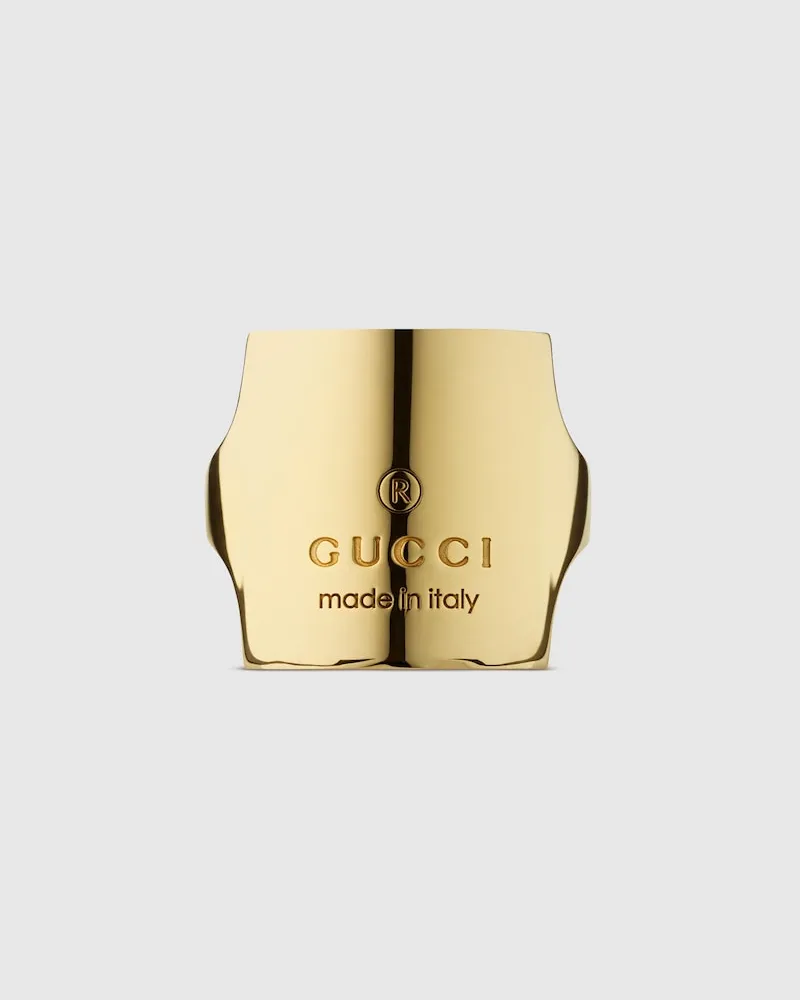 Gucci Trademark Ring Mit Kristallen, Größe Undefined