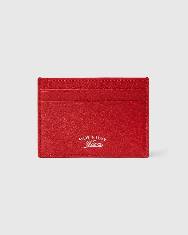Gucci Lira Kartenetui Rot