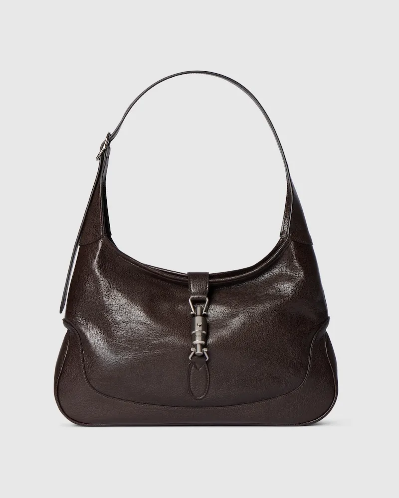 Gucci Mittelgroße Jackie 1961 Schultertasche Braun