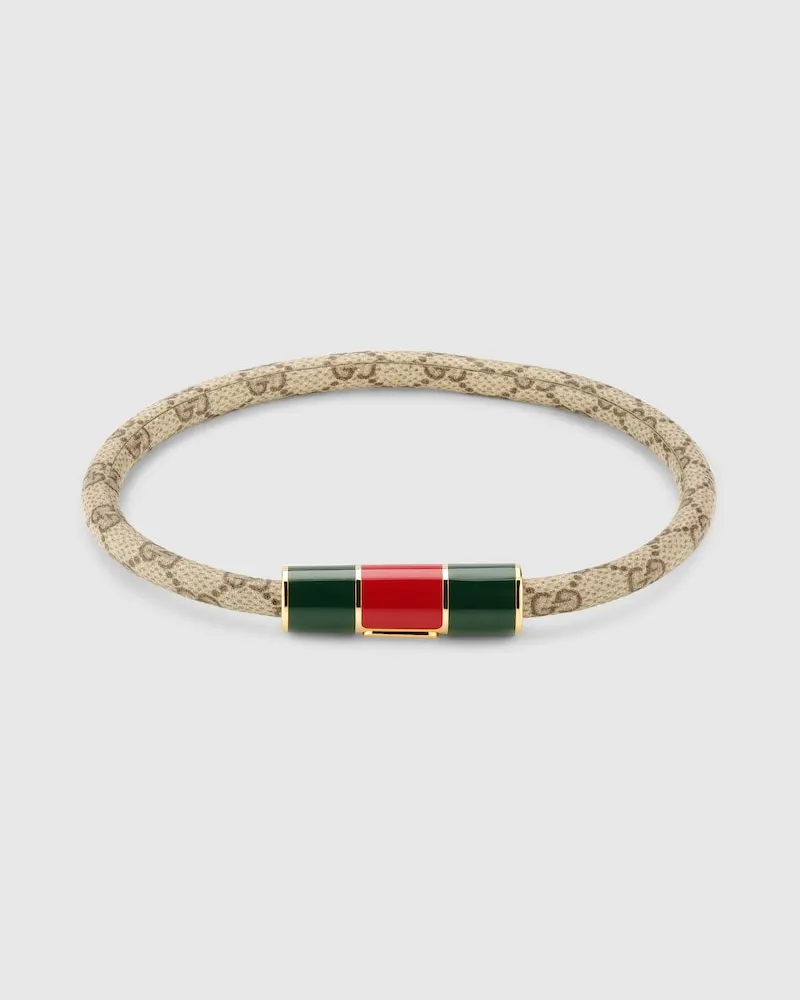 Gucci Armband mit Emaille Web Anhänger Undefined