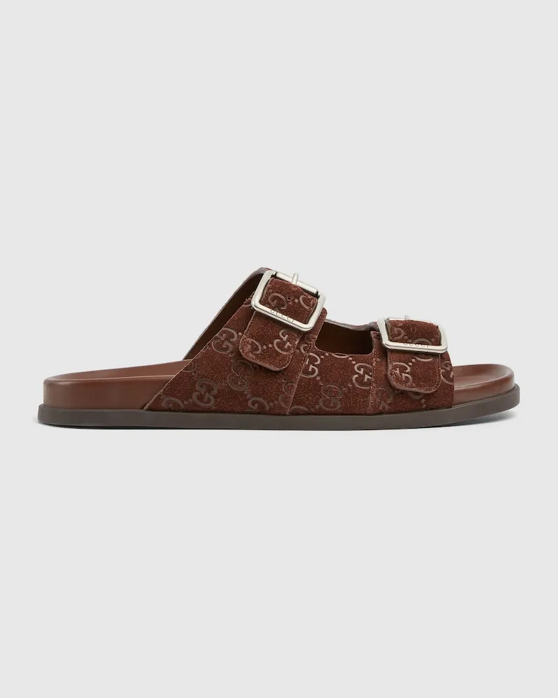 Gucci Herrenpantolette, Größe Braun