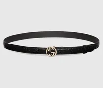 Gürtel Mit GG Schnalle, Größe 95