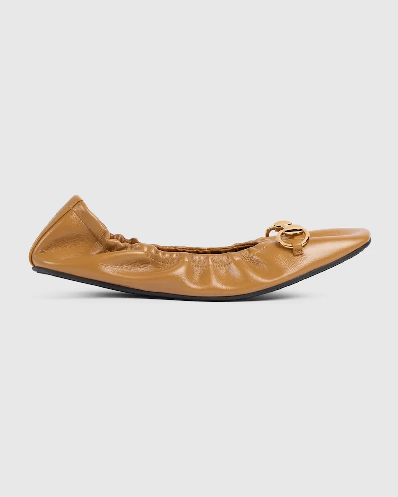 Gucci Damen Prima Ballerina Braun