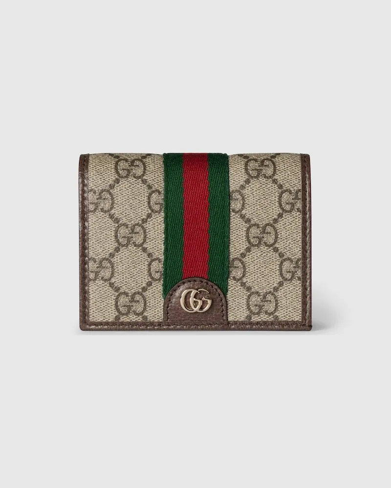 Gucci Kleine Ophidia Brieftasche Beige