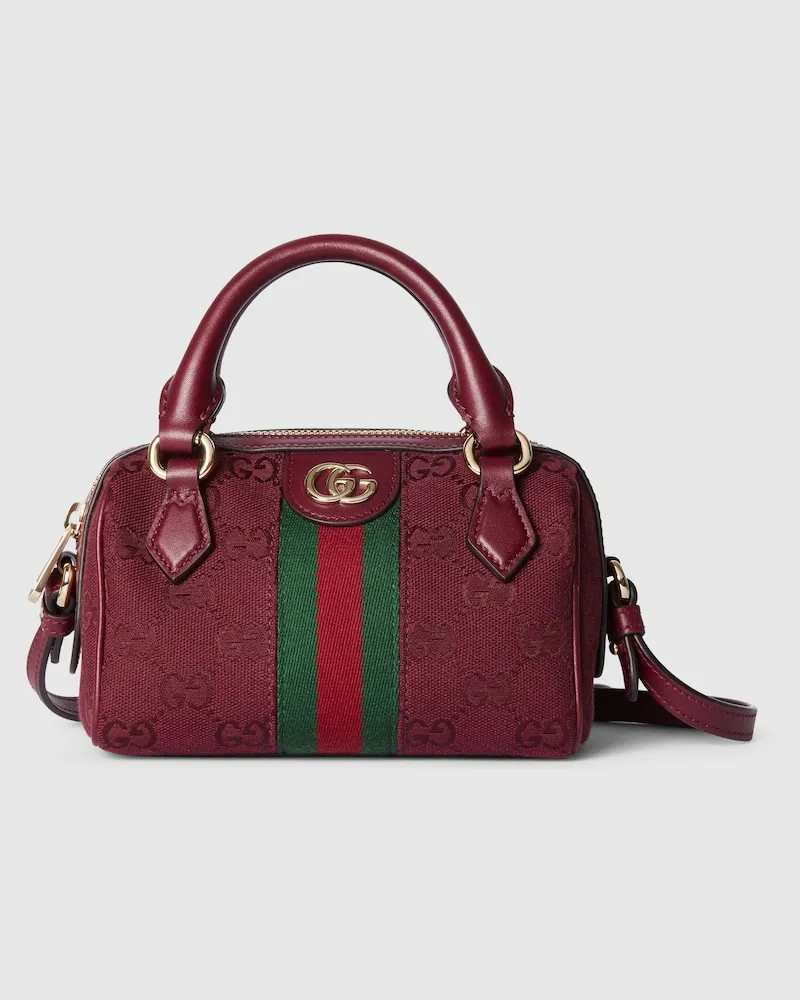 Gucci Ophidia Mini Boston Bag Bordeauxrot
