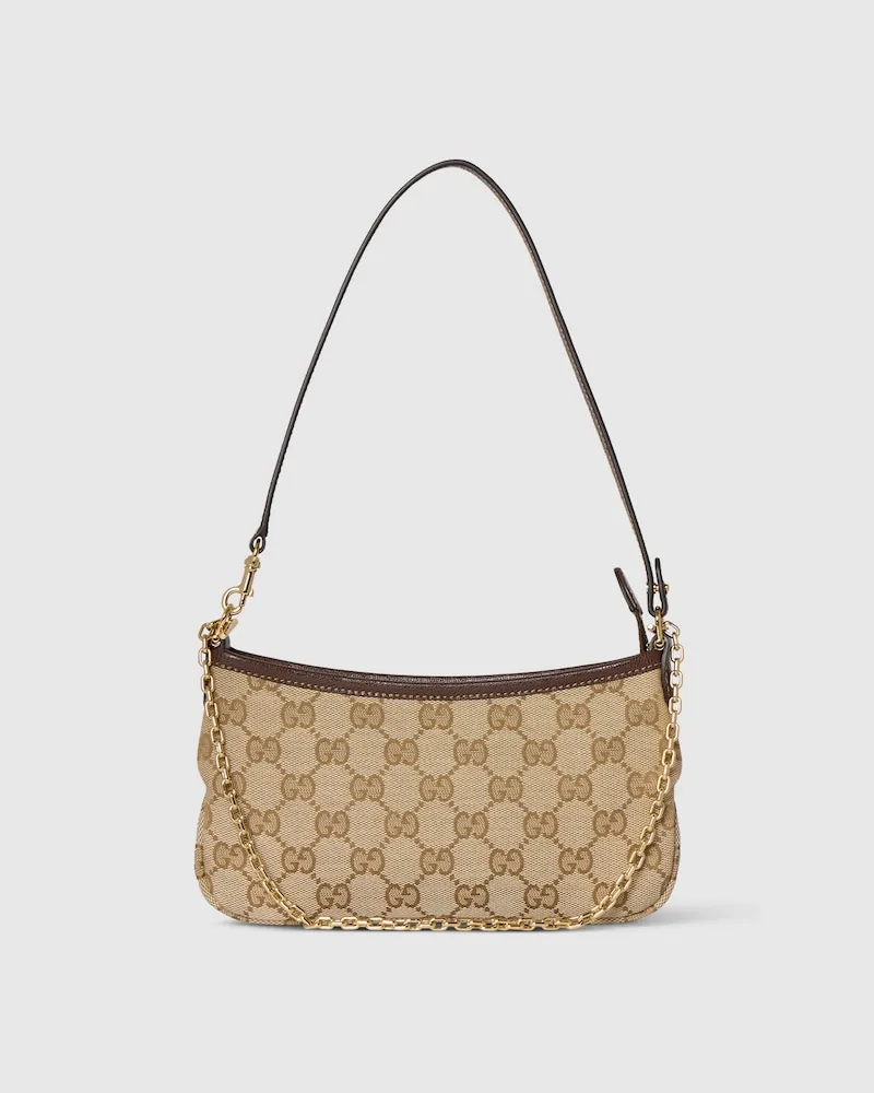 Gucci Kleine Gossip Schultertasche Braun
