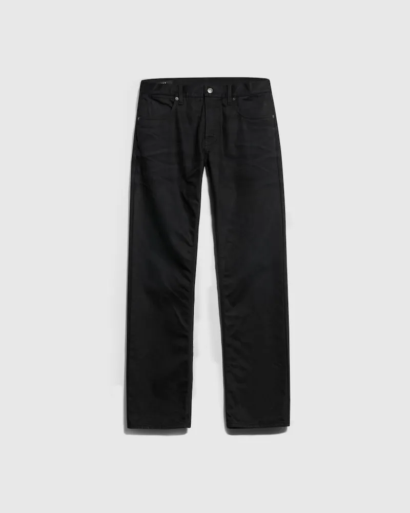 Gucci Cotton Denim Pants With Embroidery, Größe Schwarz