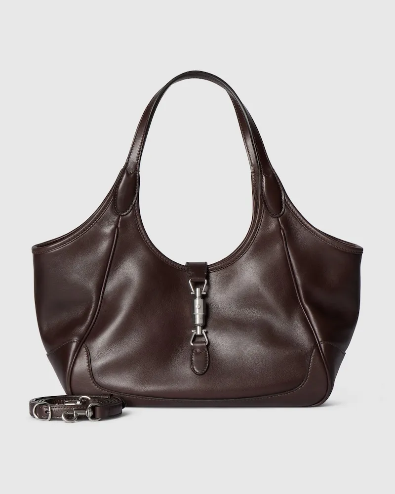 Gucci Kleiner Mercato Shopper Braun