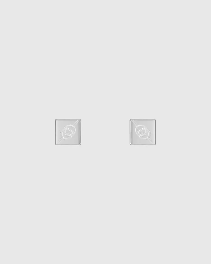 Gucci Ohrringe Mit Diagonalem GG Undefined