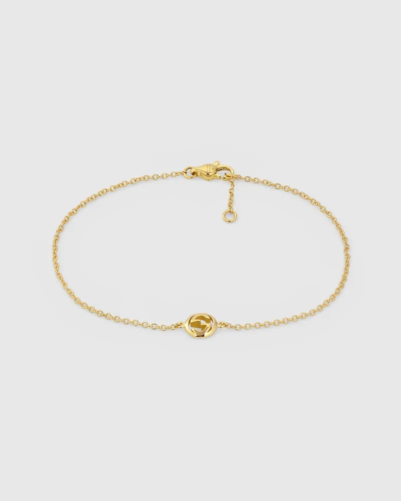 Gucci Interlocking Kettenarmband 18 Karat Gelbgold