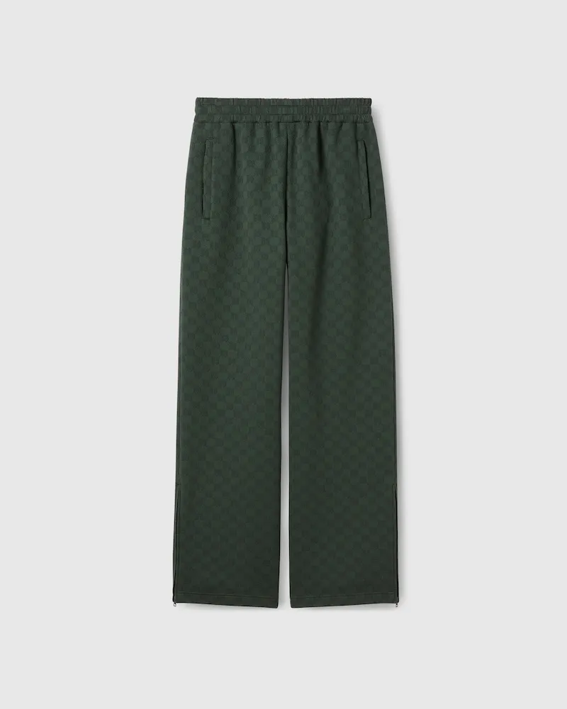 Gucci Pantalon Décontracté En Jersey Technique GG, Taille Vert