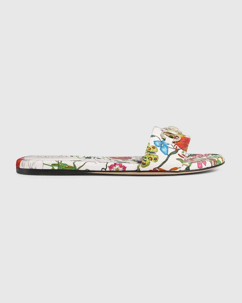 Gucci Damenpantolette Mit Horsebit, Größe Mehrfarbige