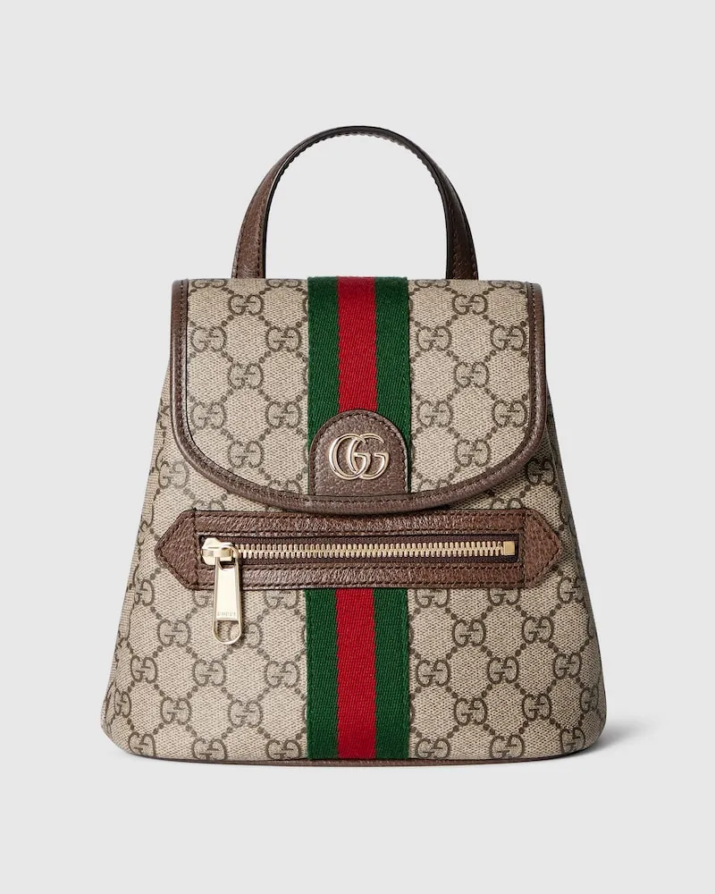 Gucci Kleiner Ophidia Rucksack Beige